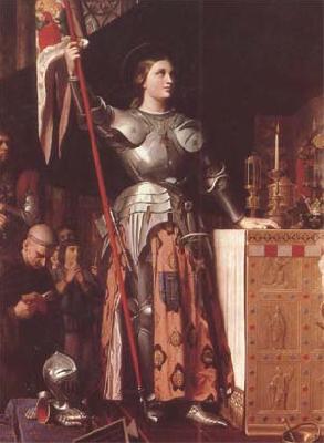 Jean Auguste Dominique Ingres Joan of Arc at the Coronation of Charles VII in Reims Cathedral (mk09) France oil painting art